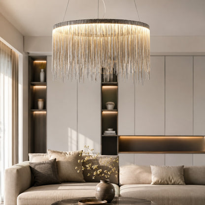 Adjustable Aluminium Chandelier LED Hanging Light