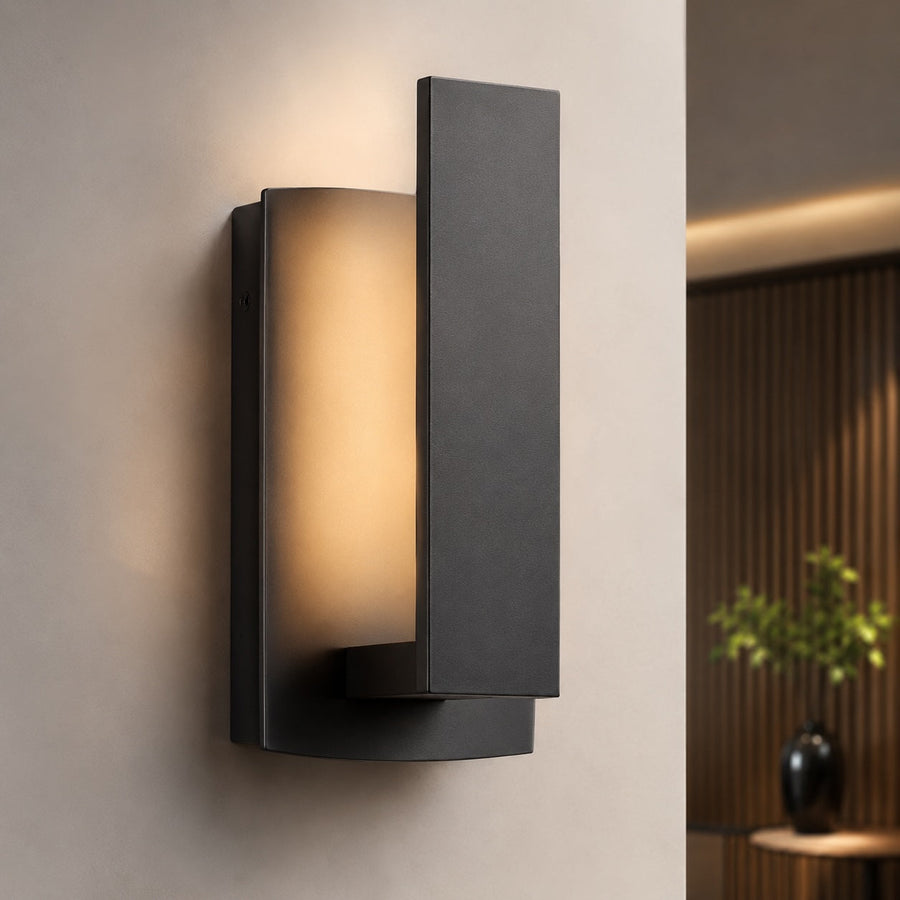 Modern Outdoor Wall Light Wall Mounted Weatherproof Aluminum LED Adjustable Design