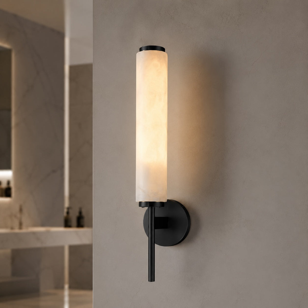 Alabaster Adjustable Wall Sconce