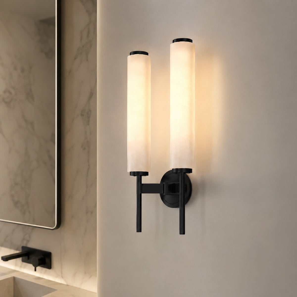 Alabaster Adjustable Wall Sconce