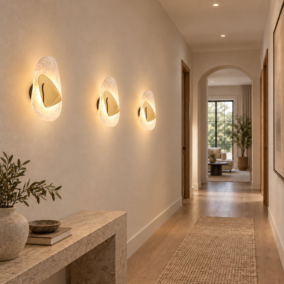 Warm Glow Adjustable Metal LED Wall Sconce