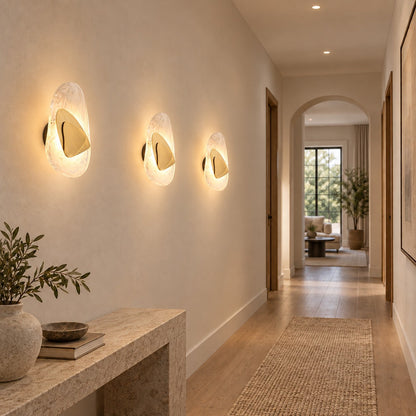 Warm Glow Adjustable Metal LED Wall Sconce