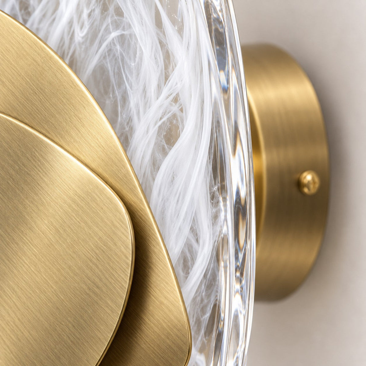 Warm Glow Adjustable Metal LED Wall Sconce
