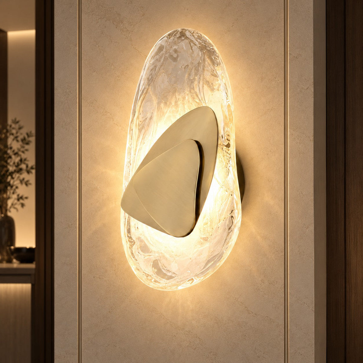 Warm Glow Adjustable Metal LED Wall Sconce