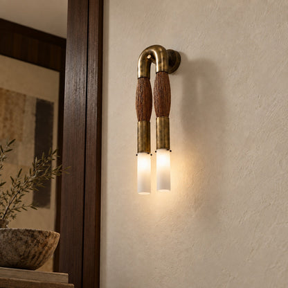 Flush Mount Metal Wall Light Adjustable LED Sconce