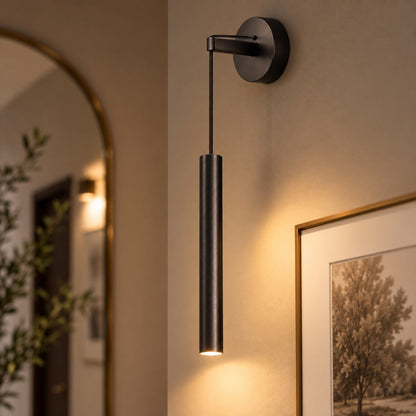 Suspended Brass Wall Sconce Adjustable Dimmable LED