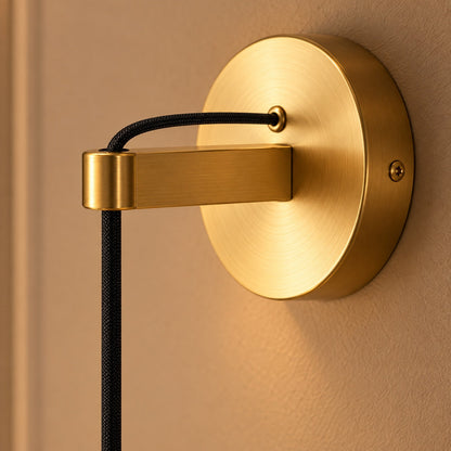 Suspended Brass Wall Sconce Adjustable Dimmable LED