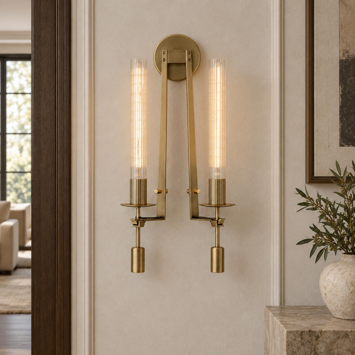 Classic French Wall Sconce Lighting Metal Wall Mounted