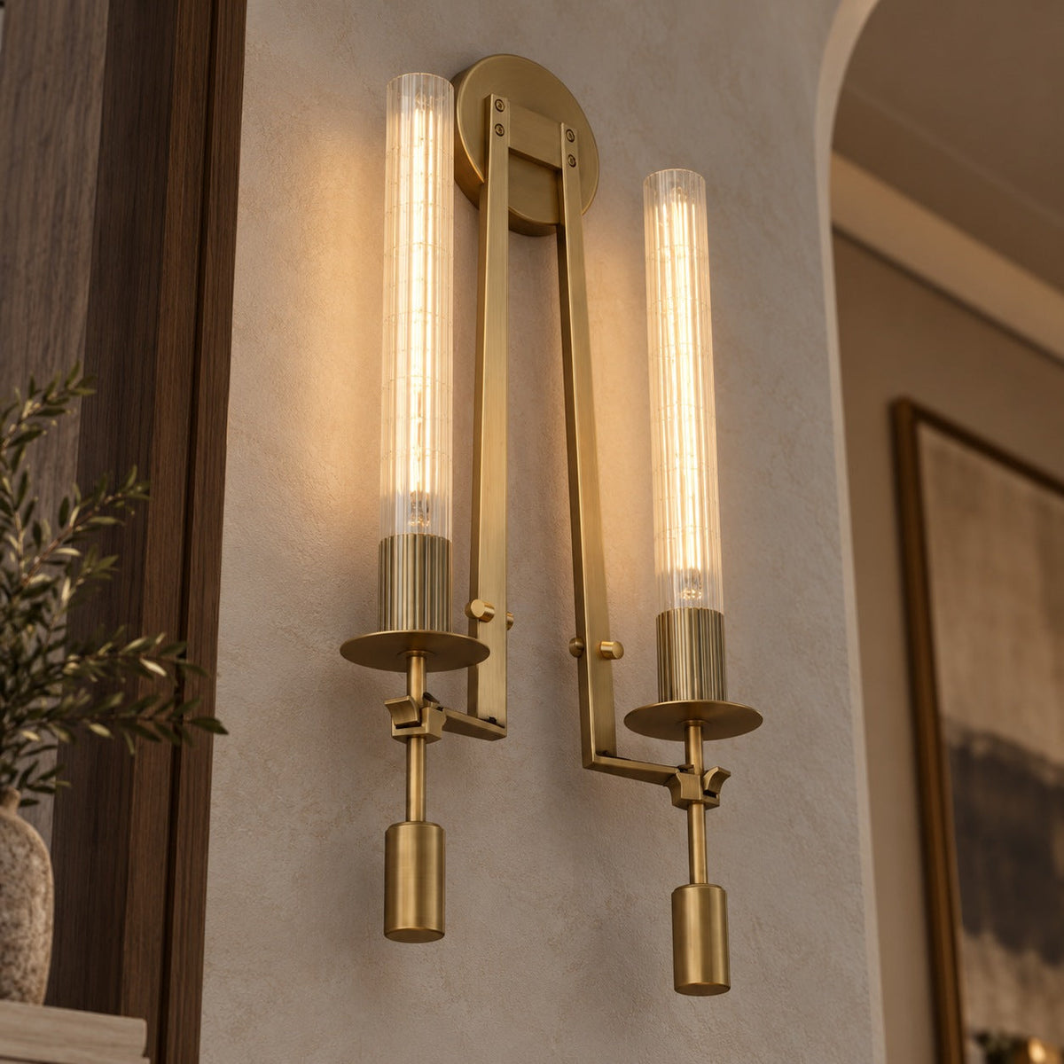 Classic French Wall Sconce Lighting Metal Wall Mounted