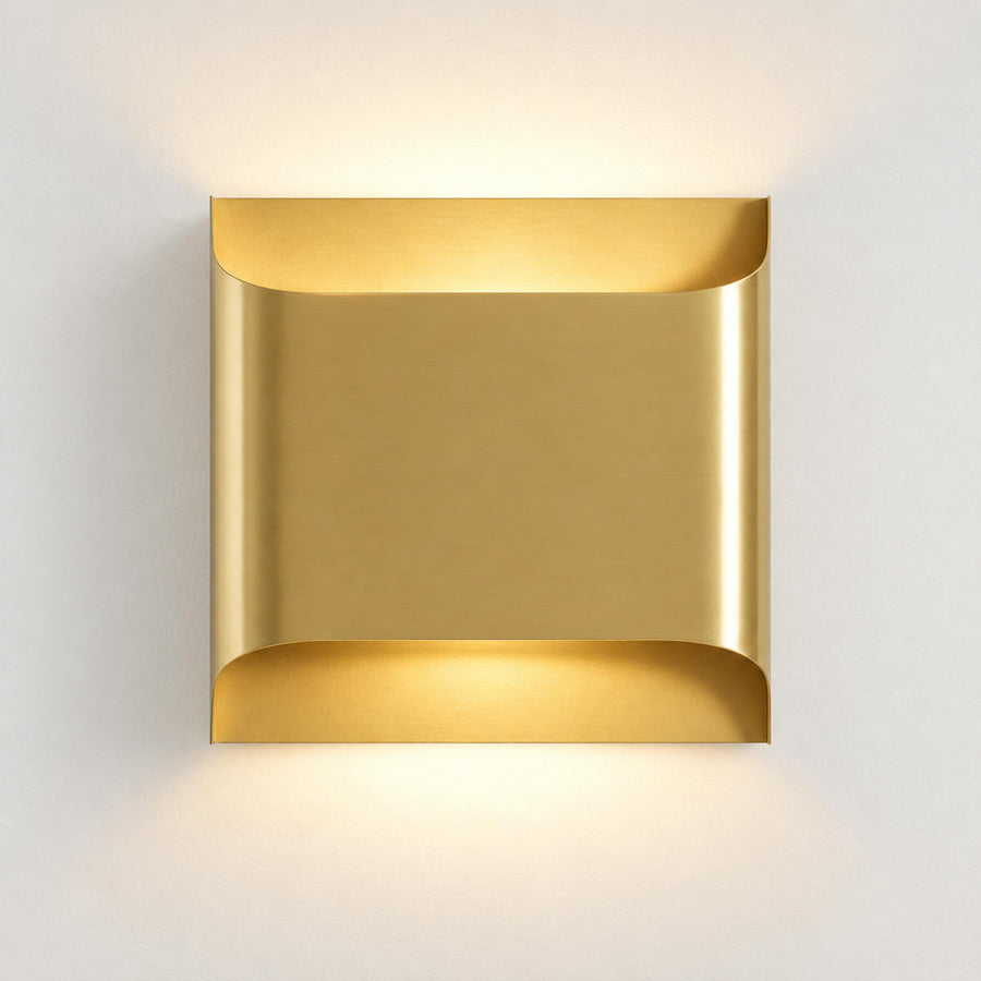 Solid Brass Wall Sconce Up Down LED Architectural Light