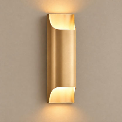 Solid Brass Wall Sconce Up Down LED Architectural Light