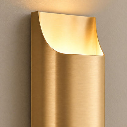 Solid Brass Wall Sconce Up Down LED Architectural Light