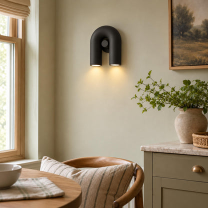 Curved U-Shape LED Wall Sconce