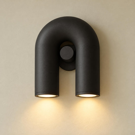 Curved U-Shape LED Wall Sconce