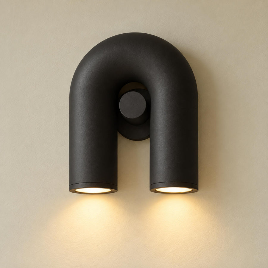 Curved U-Shape LED Wall Sconce