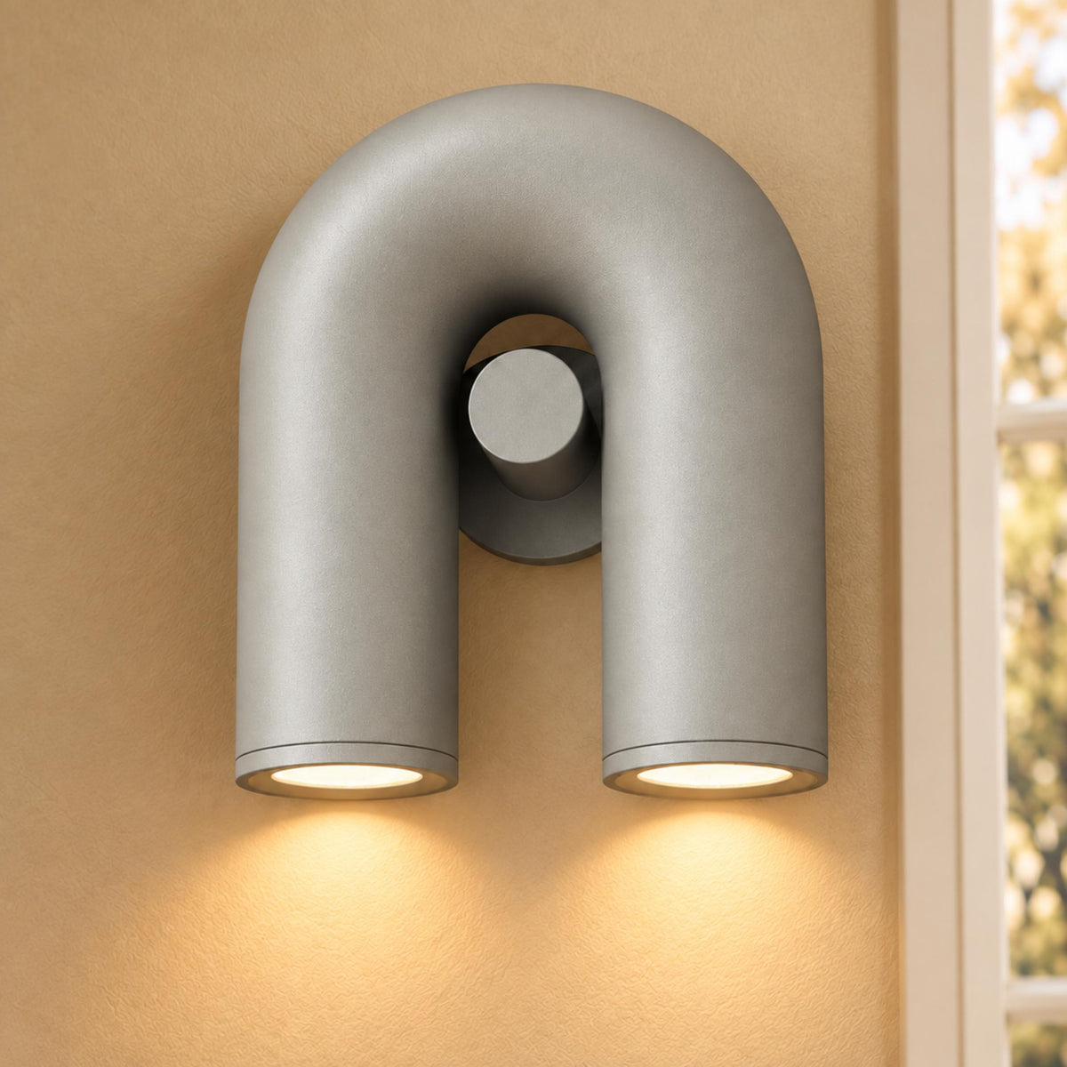 Curved U-Shape LED Wall Sconce