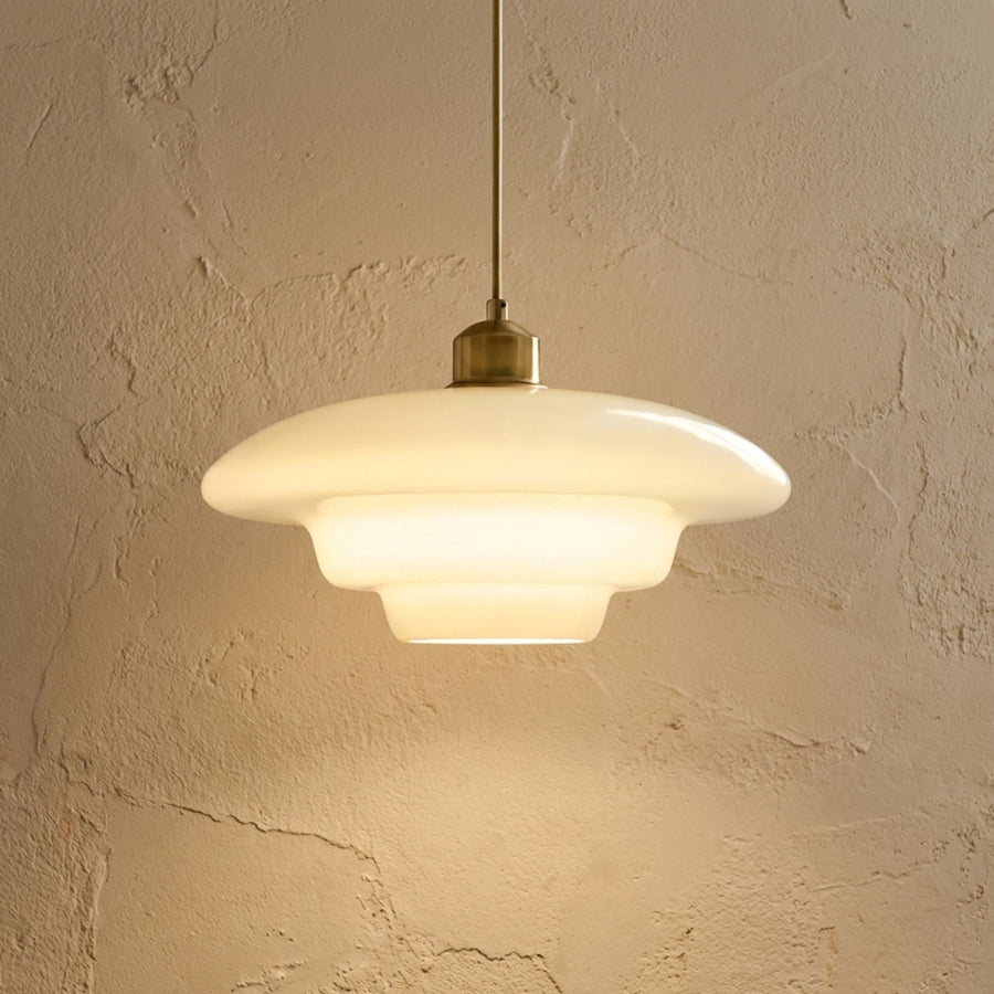 Nordic Glass Pendant Light 3-Colour LED Kitchen Dining Bedside