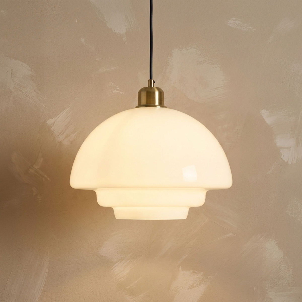 Nordic Glass Pendant Light 3-Colour LED Kitchen Dining Bedside