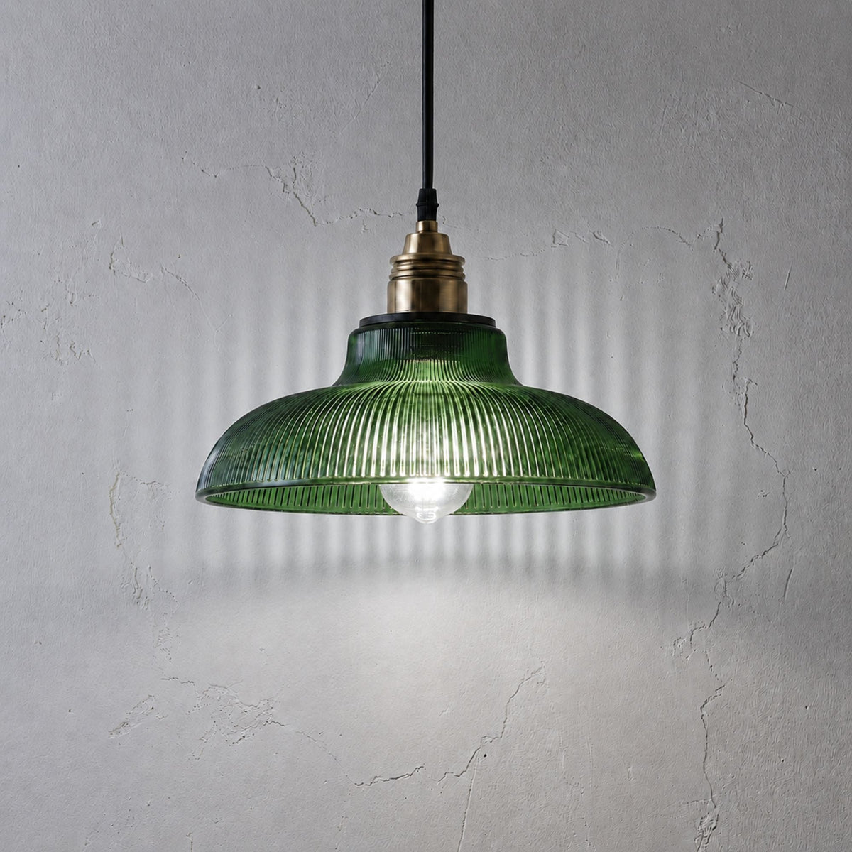 Nordic Vintage Coloured Glass Pendant Light Kitchen Dining Bar E27