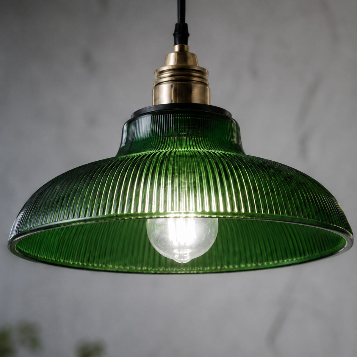 Nordic Vintage Coloured Glass Pendant Light Kitchen Dining Bar E27
