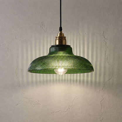Nordic Vintage Coloured Glass Pendant Light Kitchen Dining Bar E27