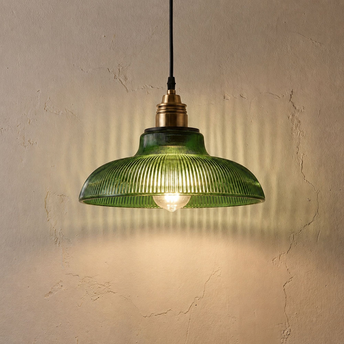 Nordic Vintage Coloured Glass Pendant Light Kitchen Dining Bar E27