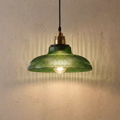 Nordic Vintage Coloured Glass Pendant Light Kitchen Dining Bar E27