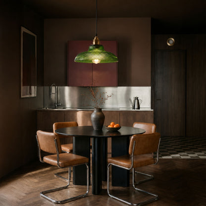 Nordic Vintage Coloured Glass Pendant Light Kitchen Dining Bar E27