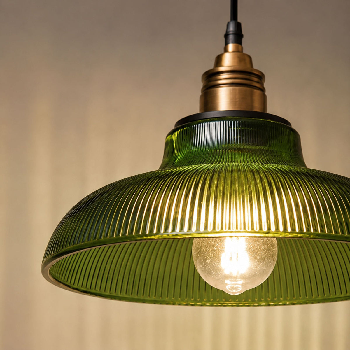 Nordic Vintage Coloured Glass Pendant Light Kitchen Dining Bar E27