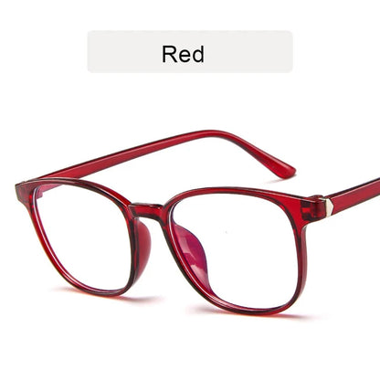 Retro Mens Glasses Frame Fashion Computer Eyeglasses Women Anti-blue Light Transparent Clear Pink