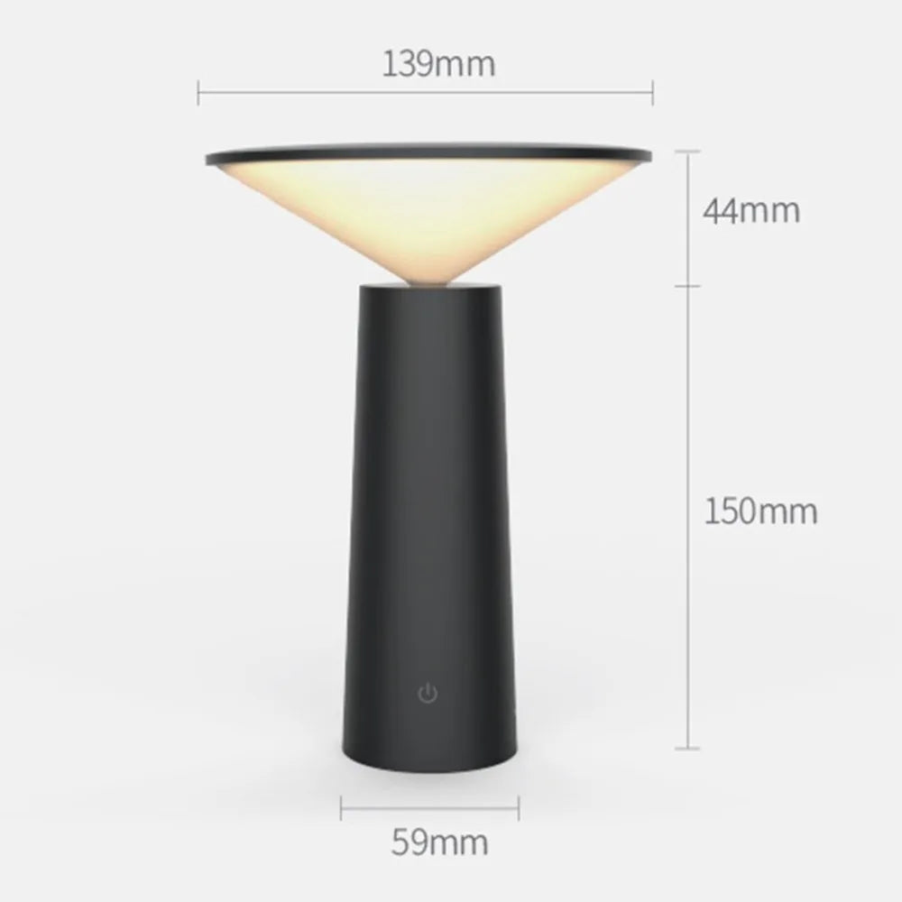 LED USB Touch Sensor Desk Lamp – 3 Colours Dimmable Compact