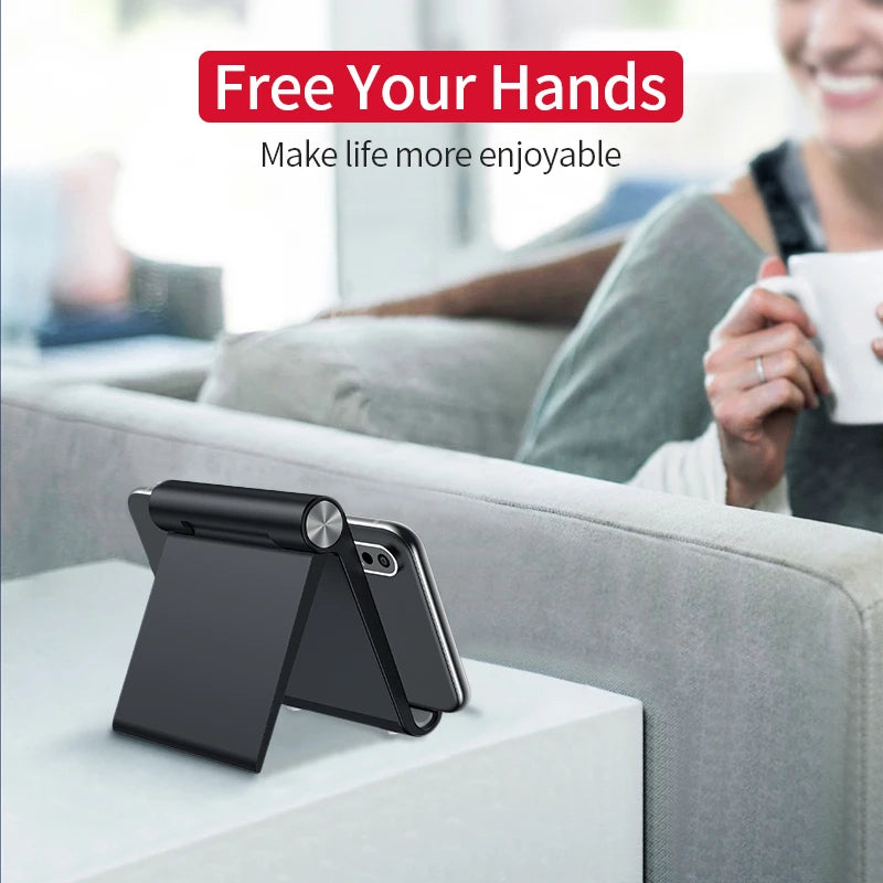 Phone & Tablet Stand – Foldable Portable Desk Holder