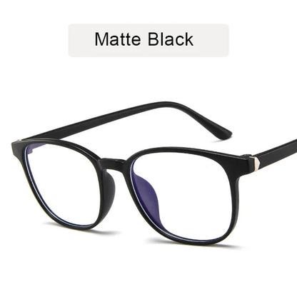 Retro Mens Glasses Frame Fashion Computer Eyeglasses Women Anti-blue Light Transparent Clear Pink