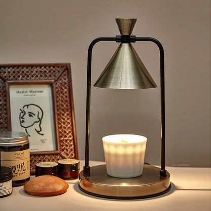 Candle Warmer Lamp Electric Wax Melt Warmer Top-Down Candle Melting Lamp for Aromatherapy & Spa