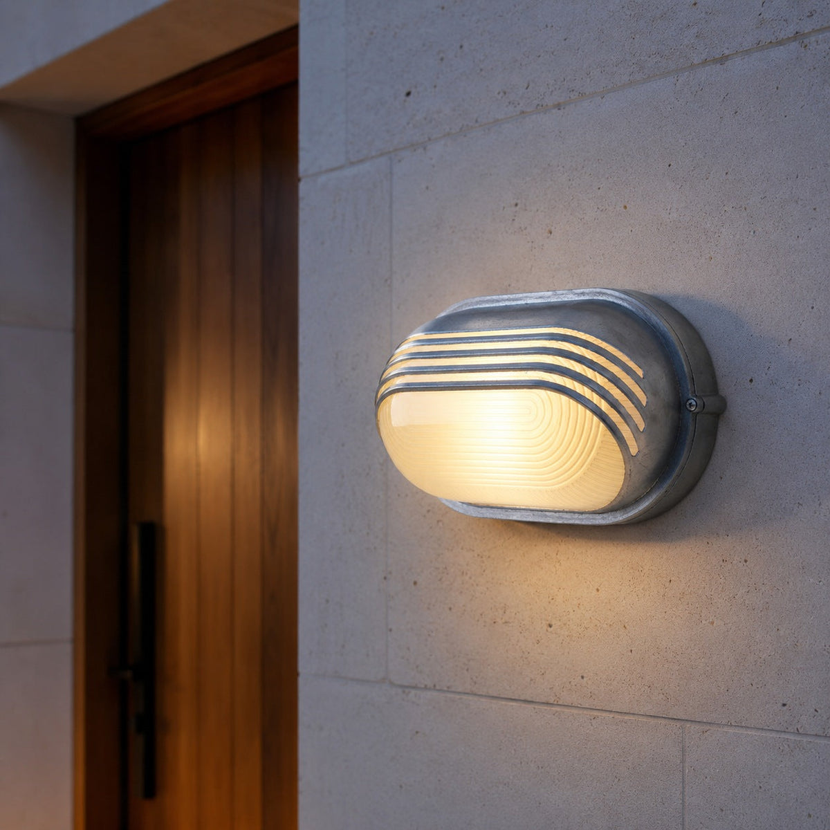 Modern Outdoor Wall Light Waterproof Aluminum LED Fixture for Patios Gardens Entryways