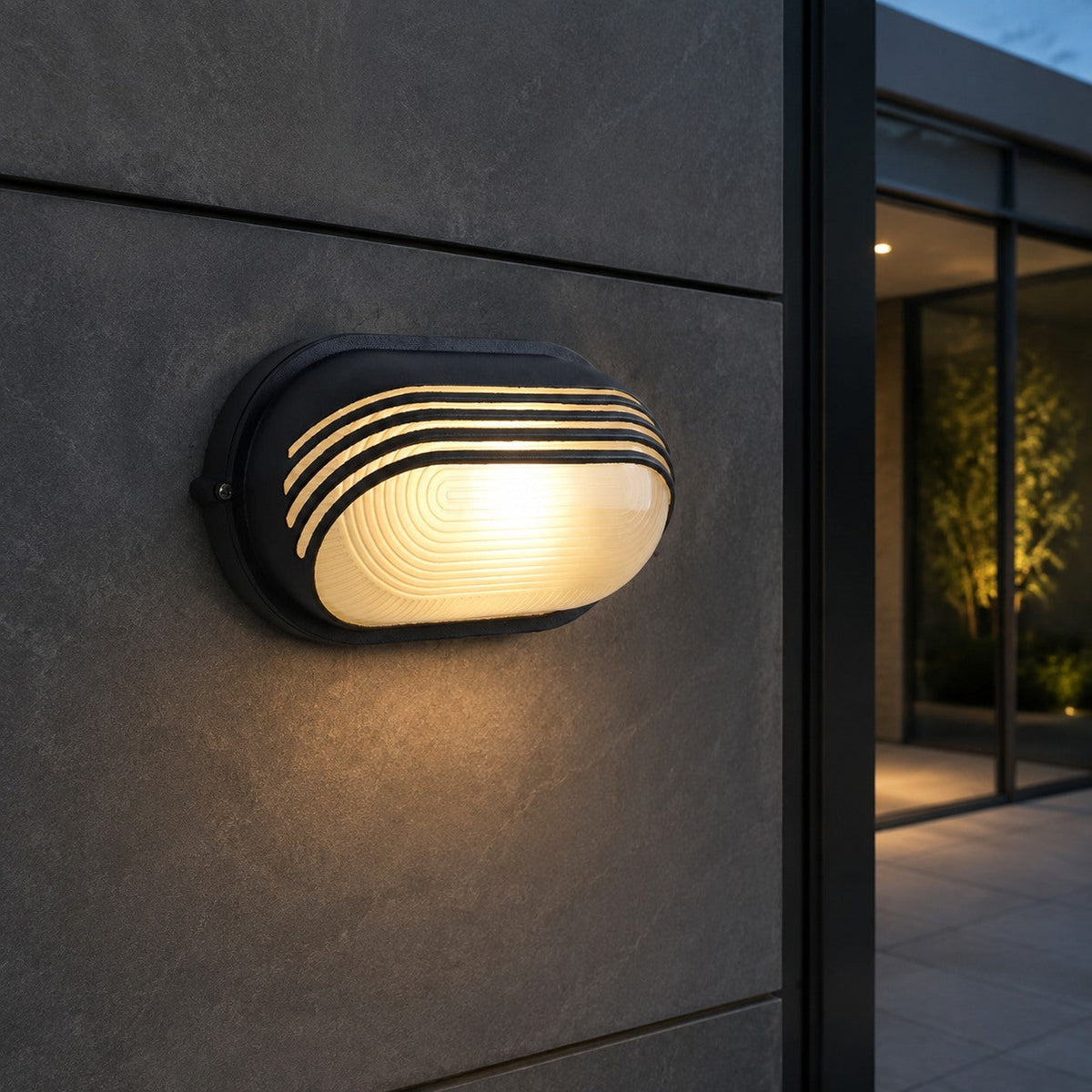 Modern Outdoor Wall Light Waterproof Aluminum LED Fixture for Patios Gardens Entryways