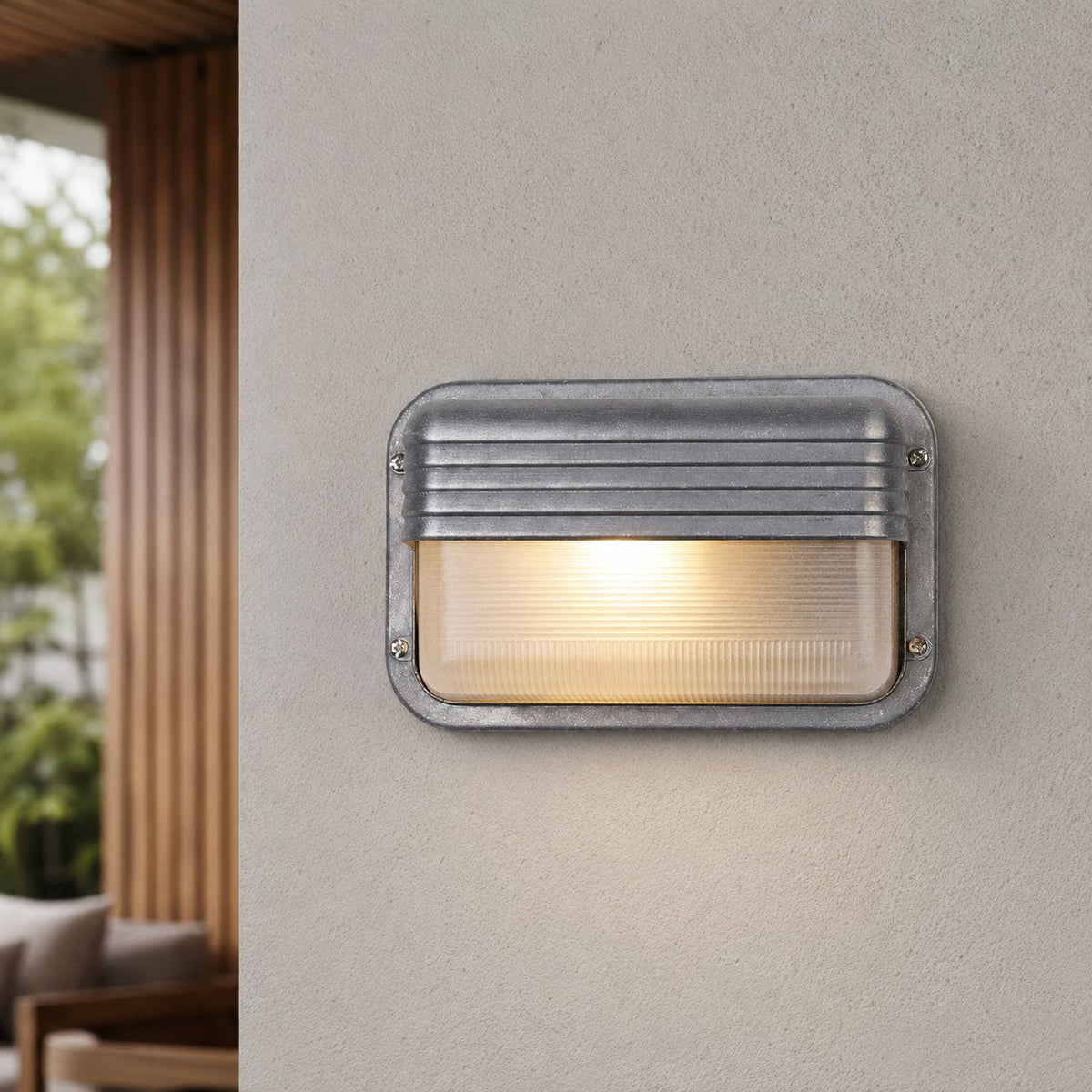 Modern Outdoor Wall Light Waterproof Aluminum LED Fixture for Patios Gardens Entryways