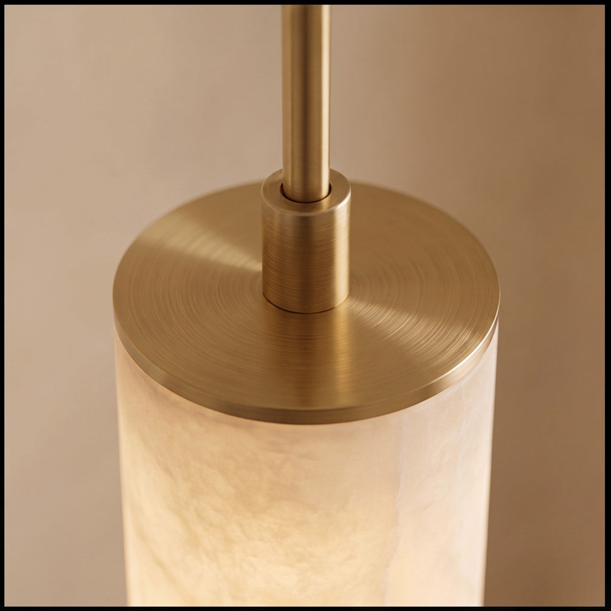Alabaster Chandelier Adjustable Staircase Foyer LED
