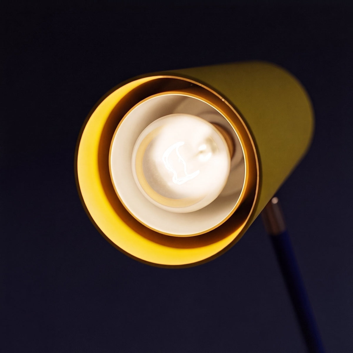 Iron Floor Lamp Aluminium Shade Adjustable COB LED