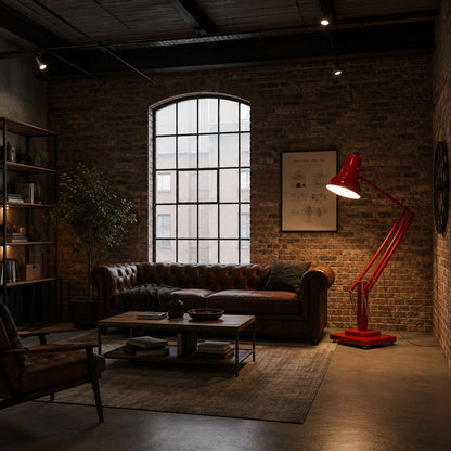 Giant Metal Floor Lamp Adjustable Living Room Light