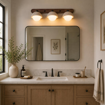 Travertine Pull Chain Wall Sconce
