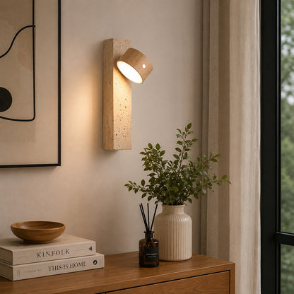 Wood Wall Light Adjustable USB Rechargeable LED Sconce