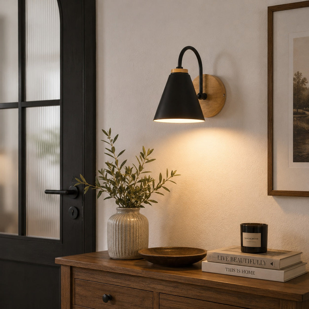 Nordic Wall Light Wall Mounted Iron Shade
