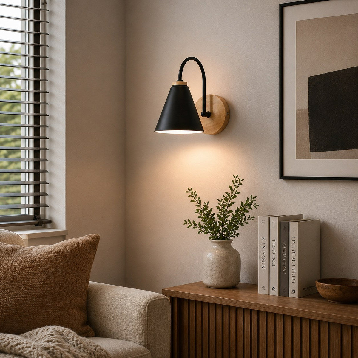 Nordic Wall Light Wall Mounted Iron Shade