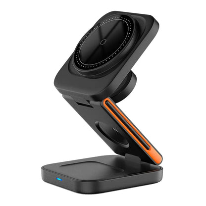3-In-1 Foldable Charging Station and Portable Fast Magnetic Hold Wide Device Support