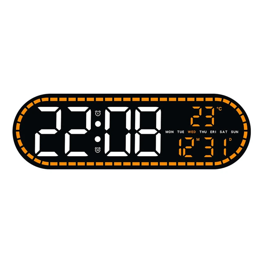 Large LED Digital Wall & Alarm Clock