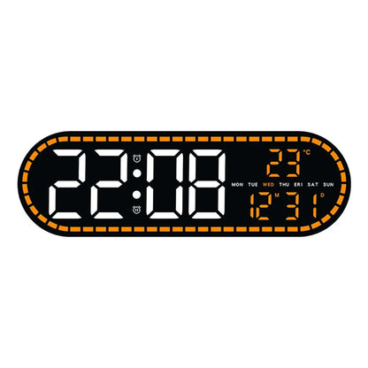 Large LED Digital Wall and Alarm Clock Big Bold Display Temperature Date and Week