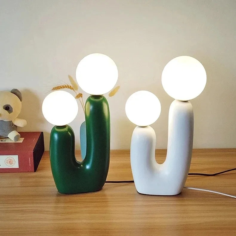 Nordic Art Glass Table Lamp