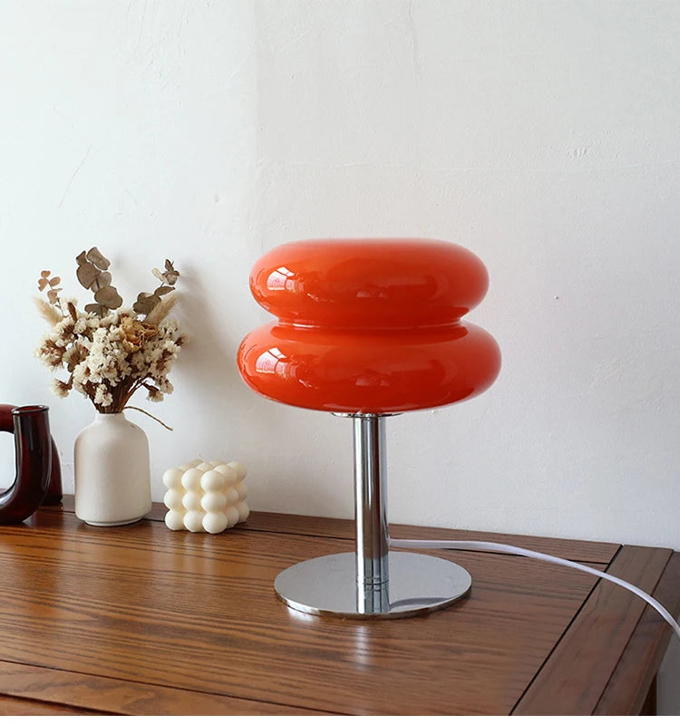Macaron Dimmable Glass Bedside Lamp