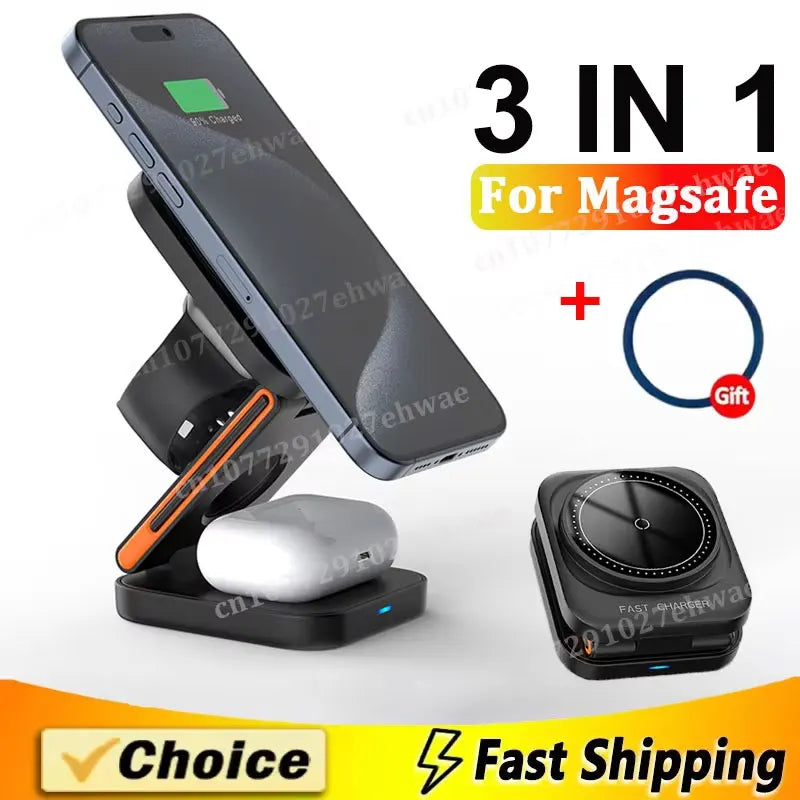 3-in-1 Foldable Charging Station